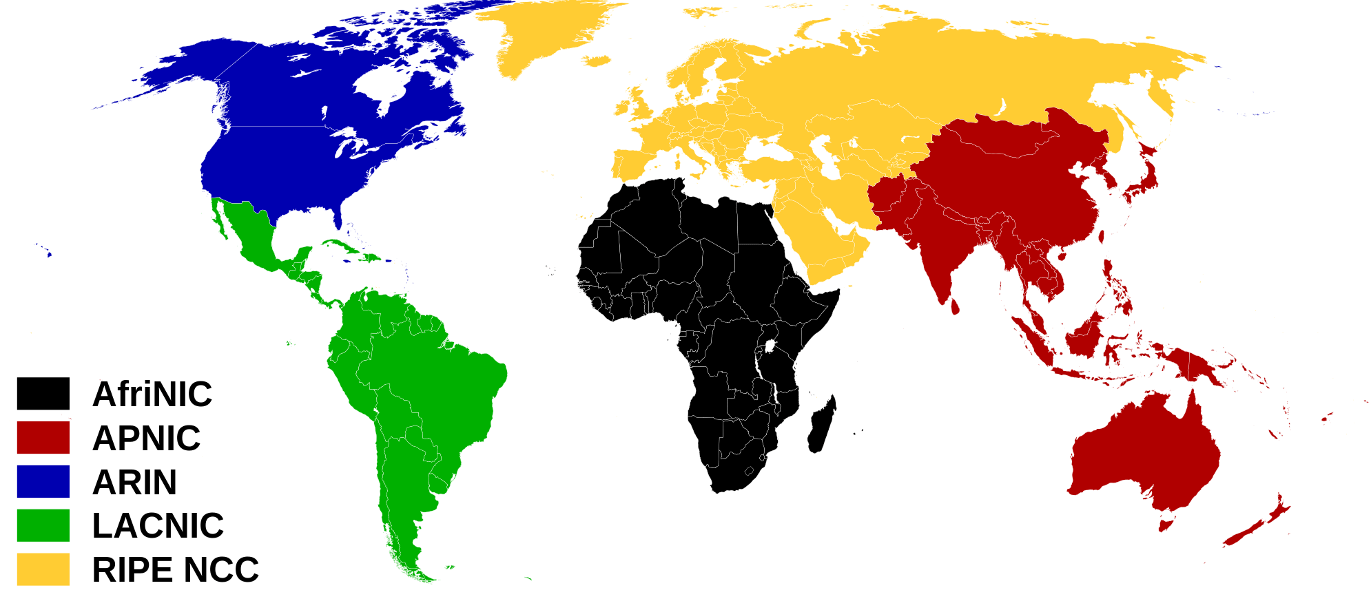 IANA Regional Internet Registries