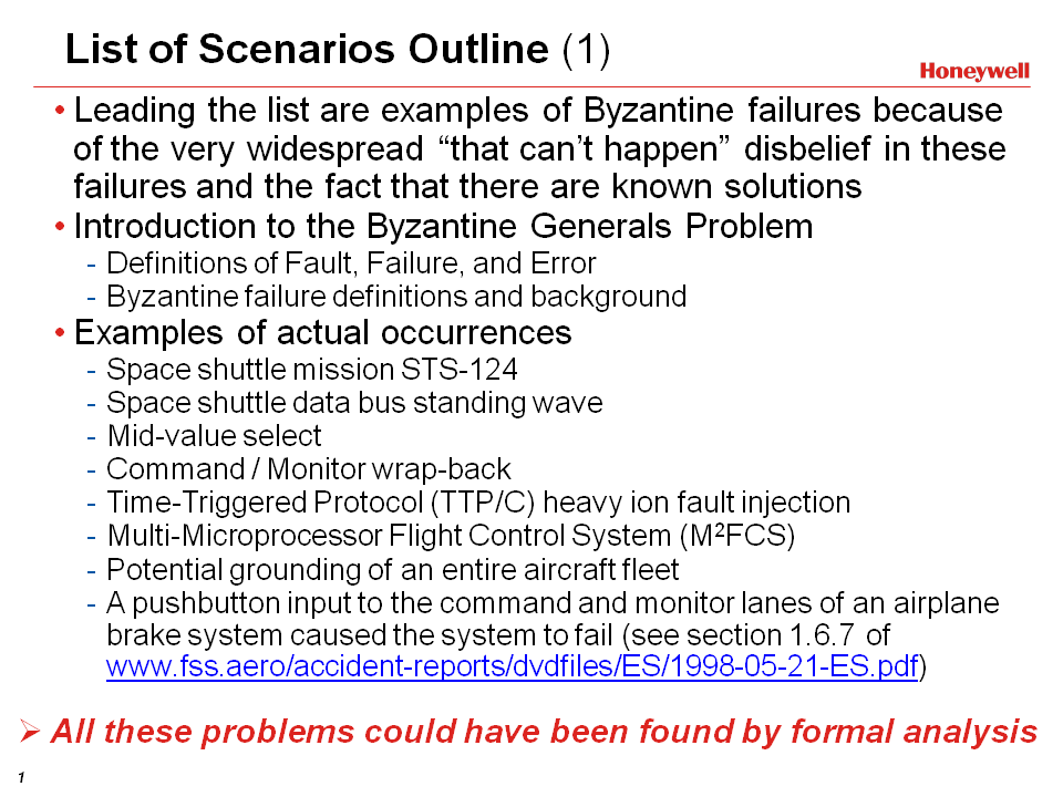 NASA Observed Failures