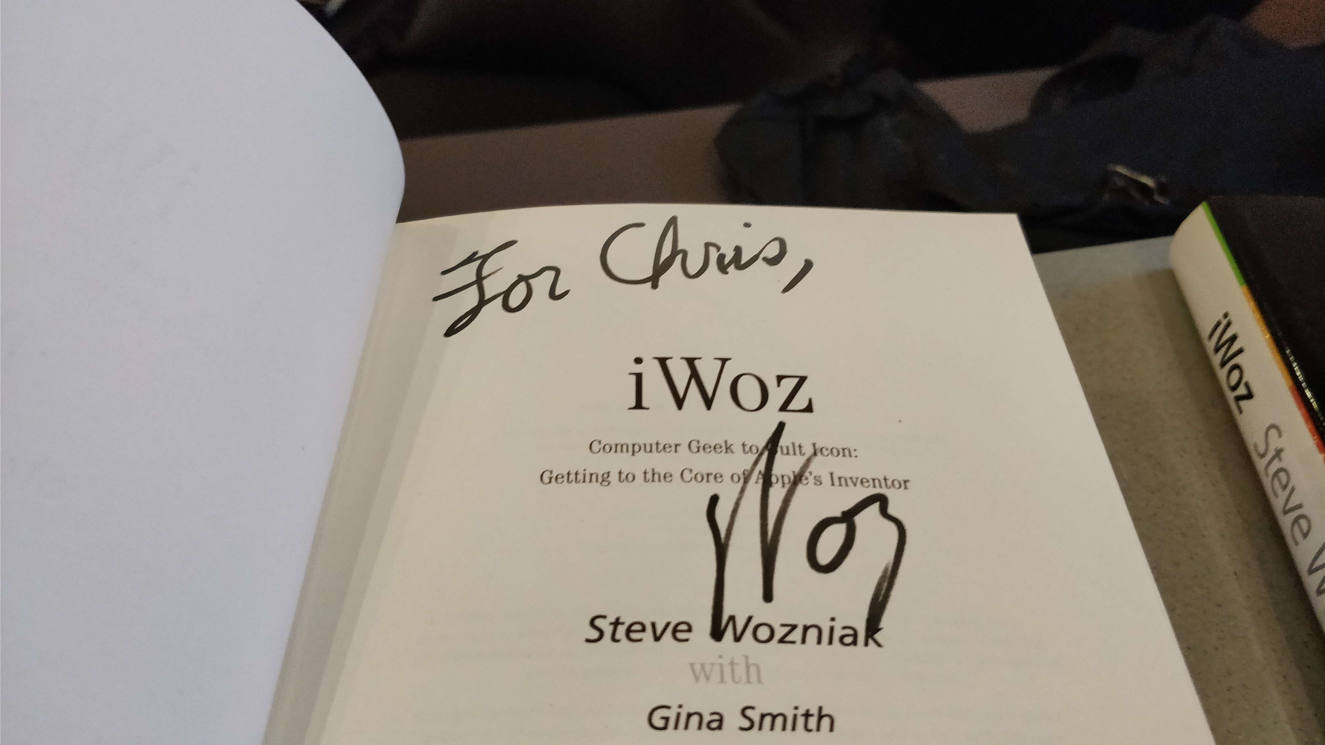 iWoz signed by Woz